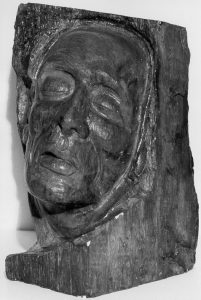 Bruno Apitz, „Das letzte Gesicht“, Holz, 1944 (Quelle: Deutsches Historisches Museum)